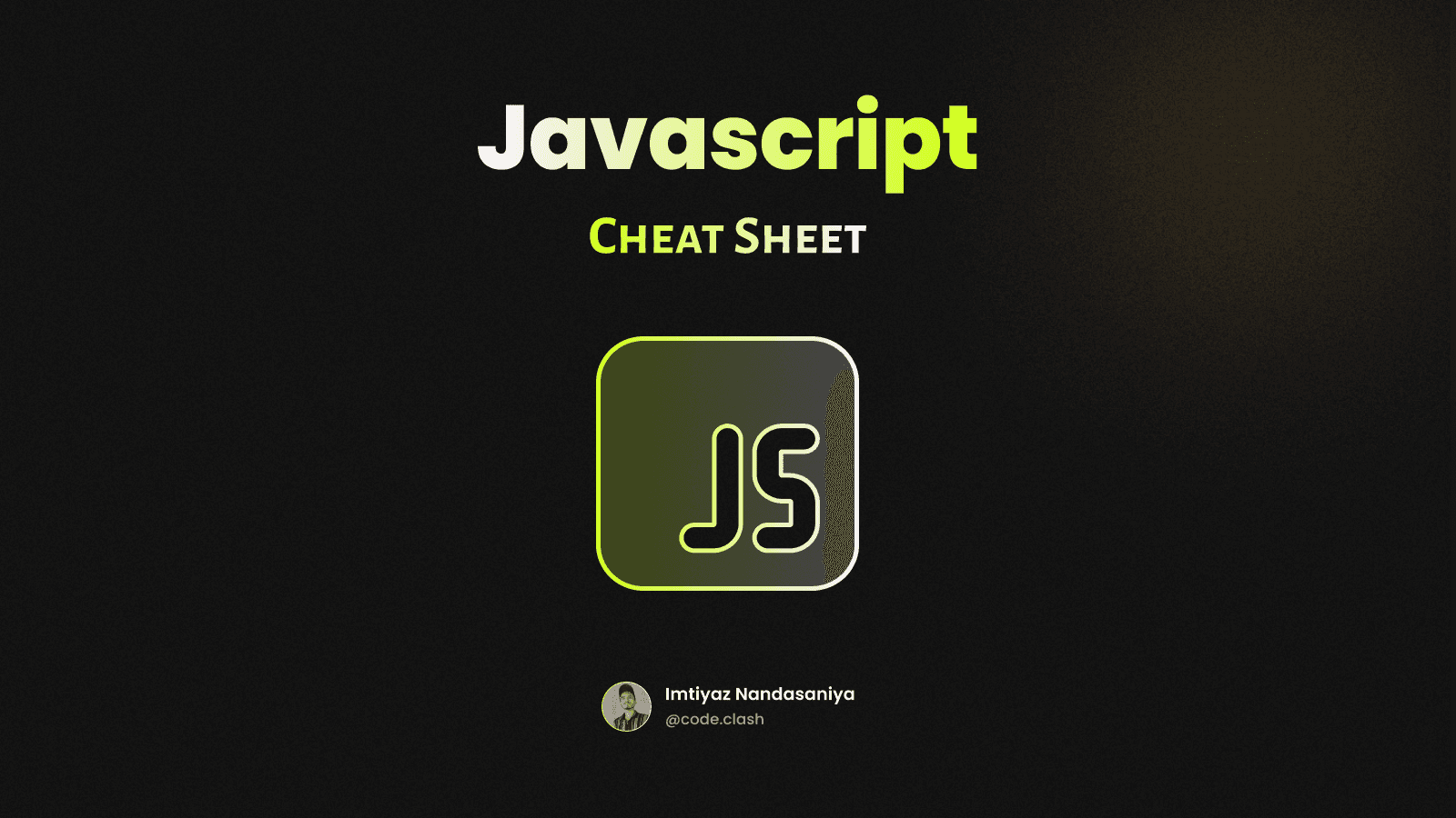 JavaScript Cheatsheet