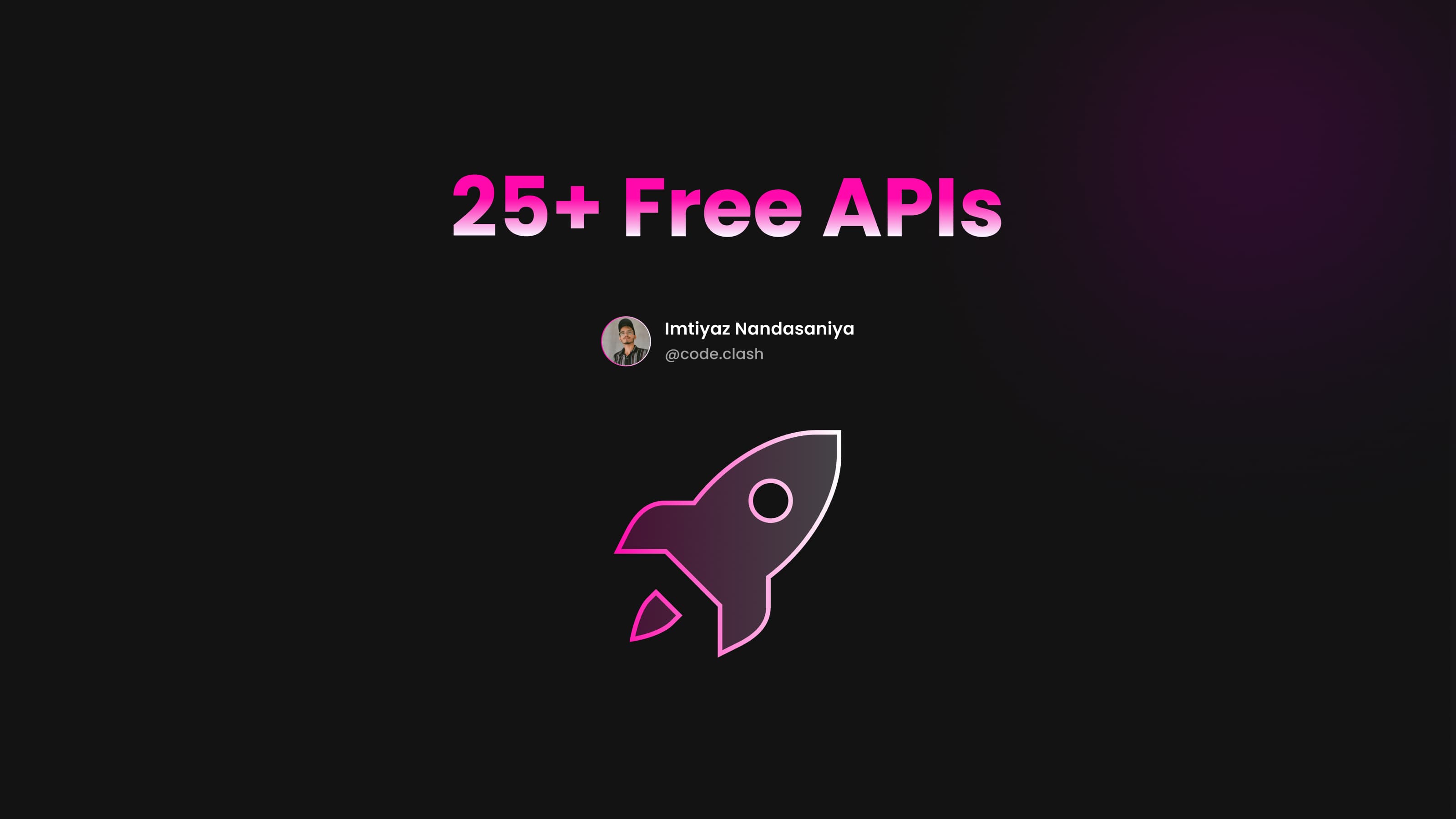 Free APIs Every Developer Should Know